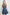 Petite Sleeveless Flippy Hem Denim Dress