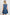 Petite Sleeveless Flippy Hem Denim Dress