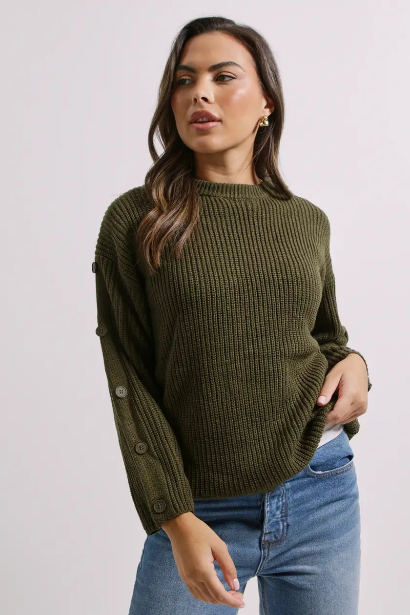 Button Overarm Jumper
