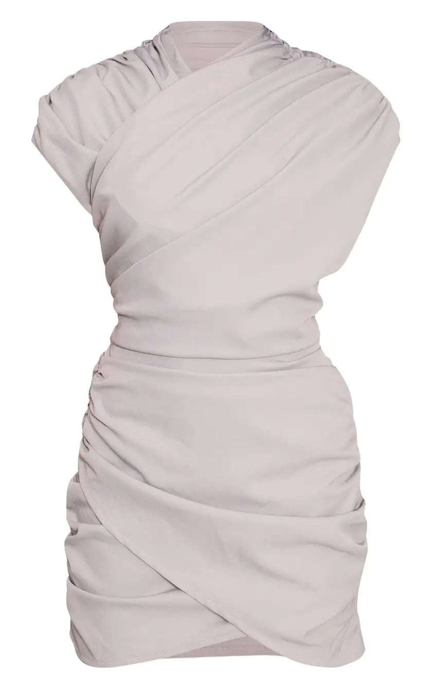 Crossover Bodycon Dress